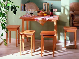Стол обеденный раскладной (прямая нога) - Боровичи мебель