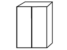 Шкаф 600 (II категория) - В-33 - Боровичи мебель