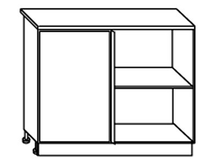 Стол угловой правый (II категория) - Н-77п - Боровичи мебель
