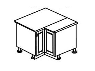 Стол угловой правый 885 - МН-18п - Боровичи мебель