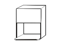 Шкаф под микроволновую печь (II категория) - В-110 - Боровичи мебель